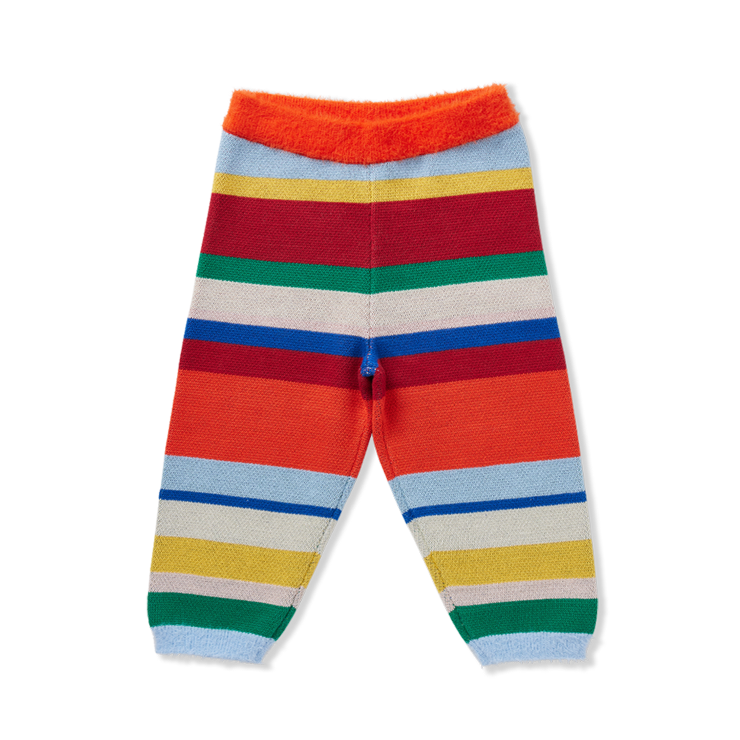 Fluffy Knit Pant / Stripes