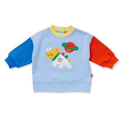 Fleece Sweater / Dinos In Space