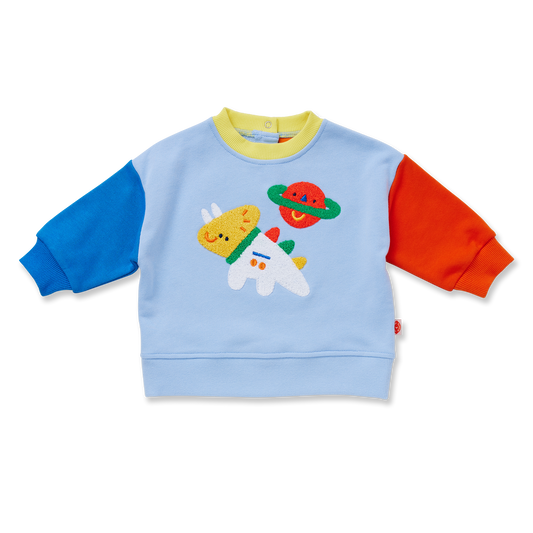 Fleece Sweater / Dinos In Space