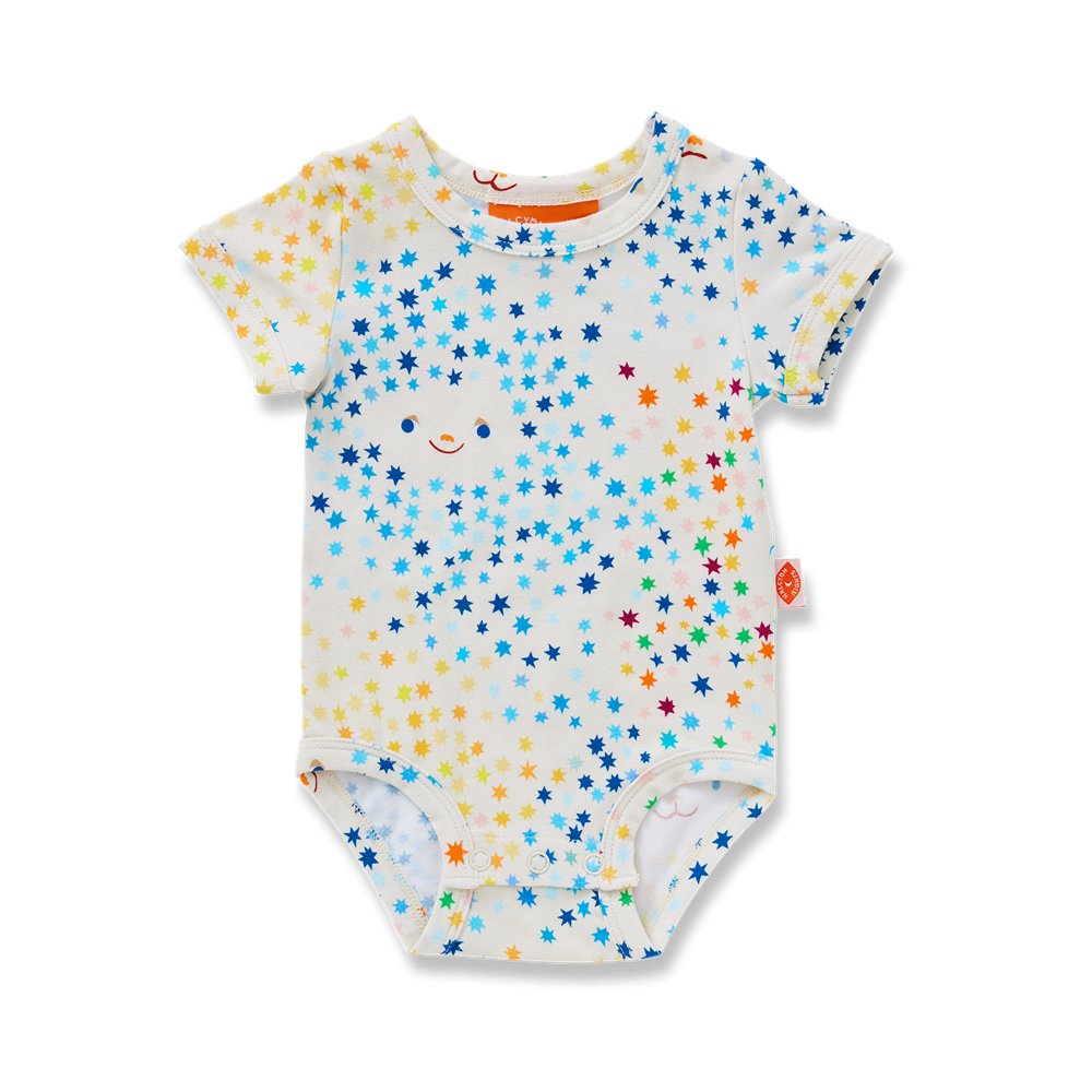 Short Sleeve Bodysuit / Feeling Star