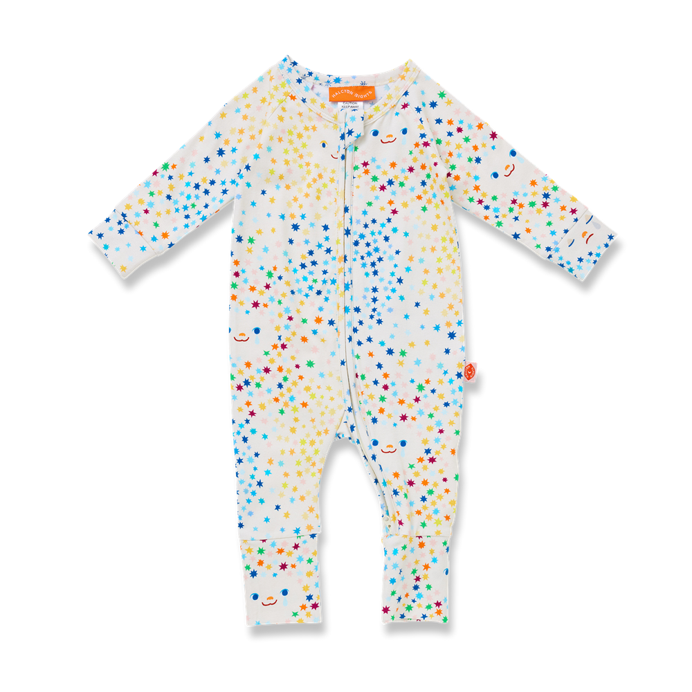 Long Sleeve Romper / Feeling Star
