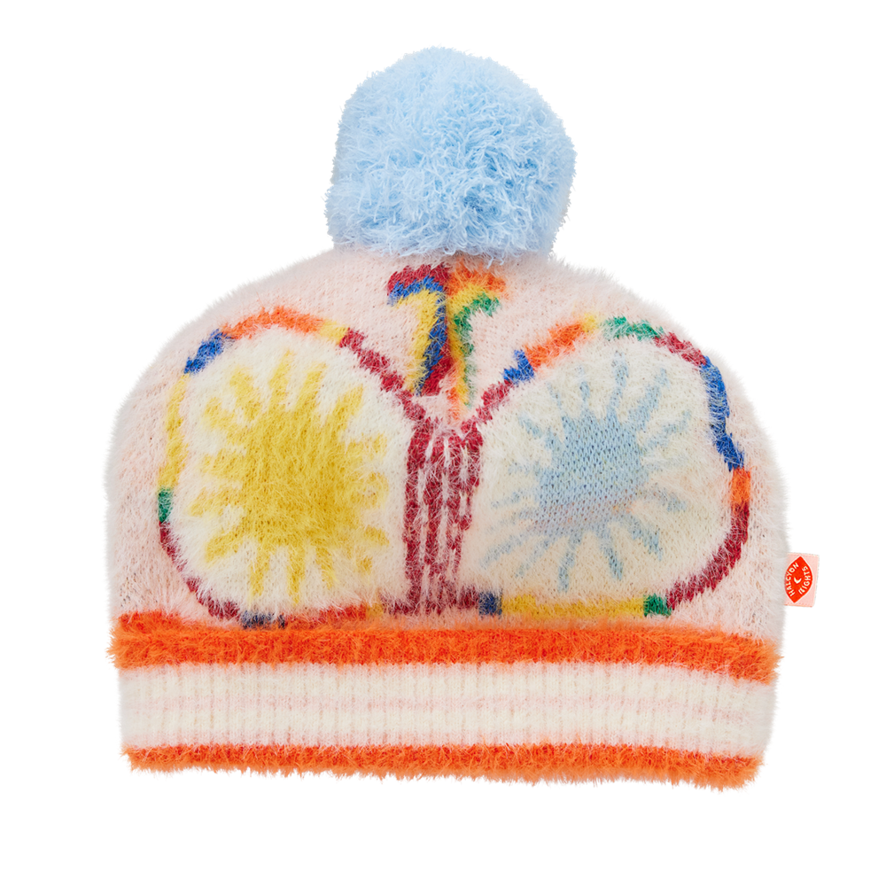 Fluffy Knit Beanie / Flutterby