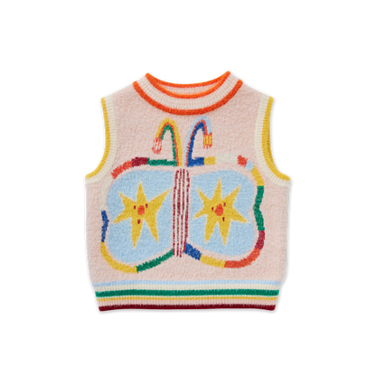 Fluffy Knit Vest / Flutterby