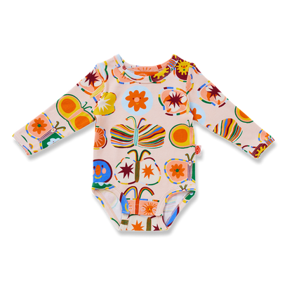 Long Sleeve Bodysuit / Flutterby