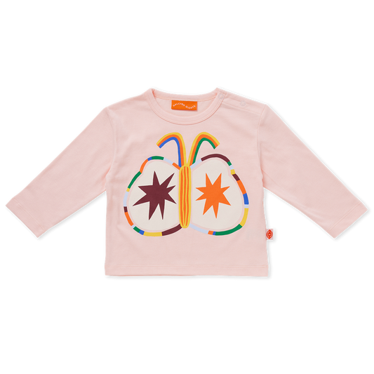 Cotton Long Sleeve T Shirt / Flutterby