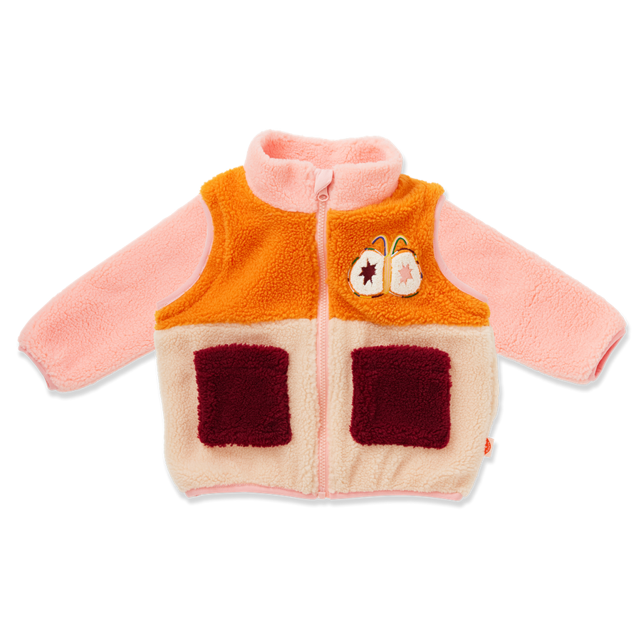 Sherpa Jacket Vest / Flutterby