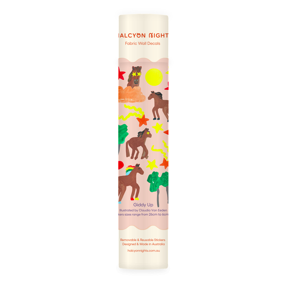 Giddy Up Fabric Wall Decals