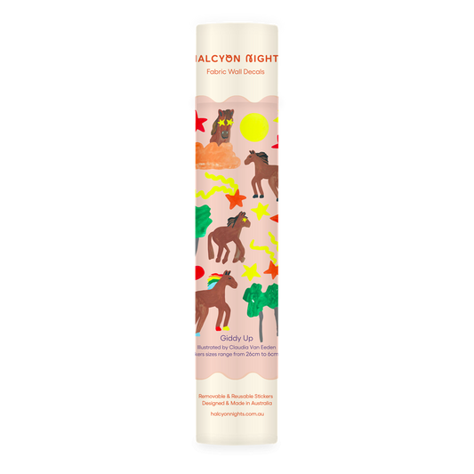 Giddy Up Fabric Wall Decals