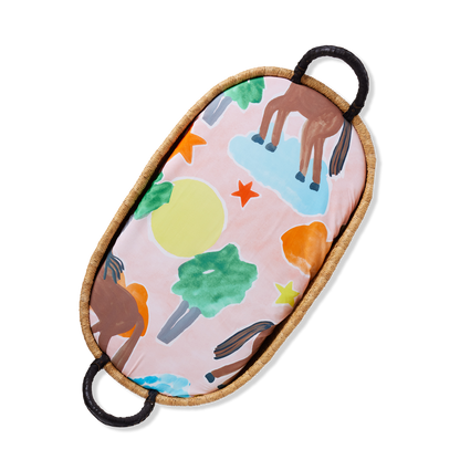 Giddy Up Fitted Bassinet Sheet