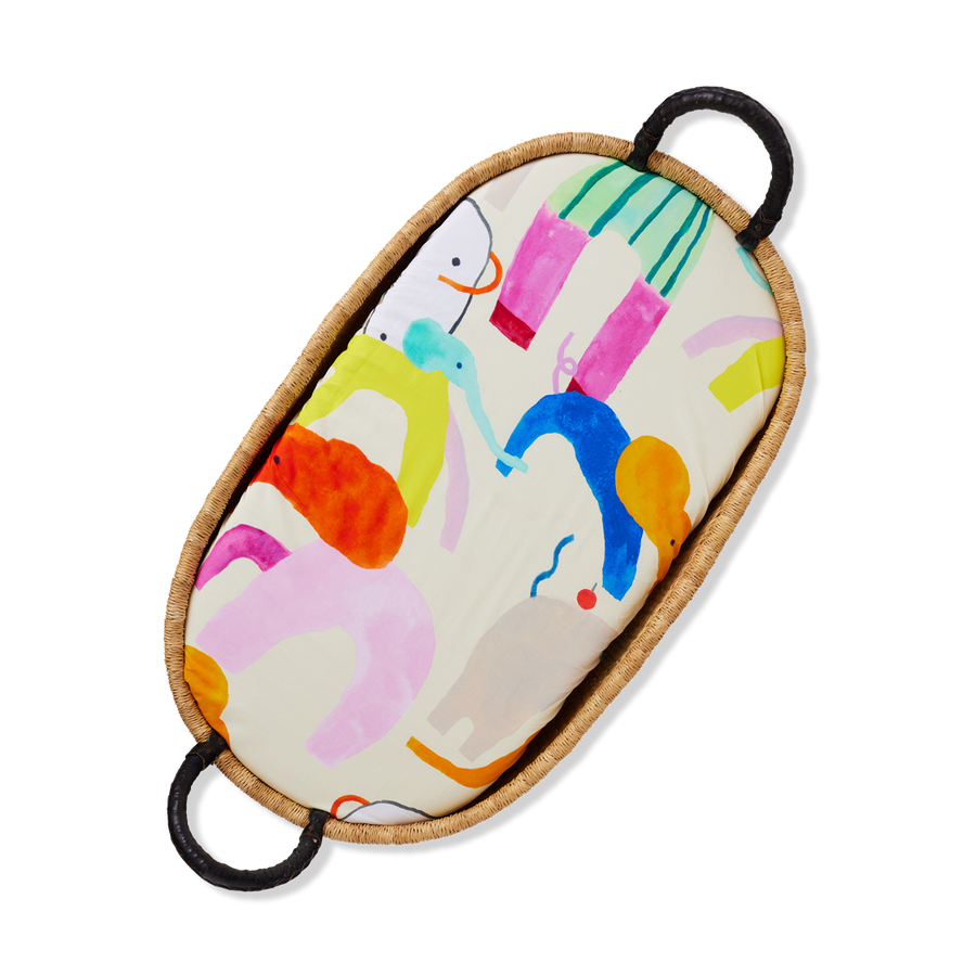 Fitted Bassinet Sheet / Happy Herd