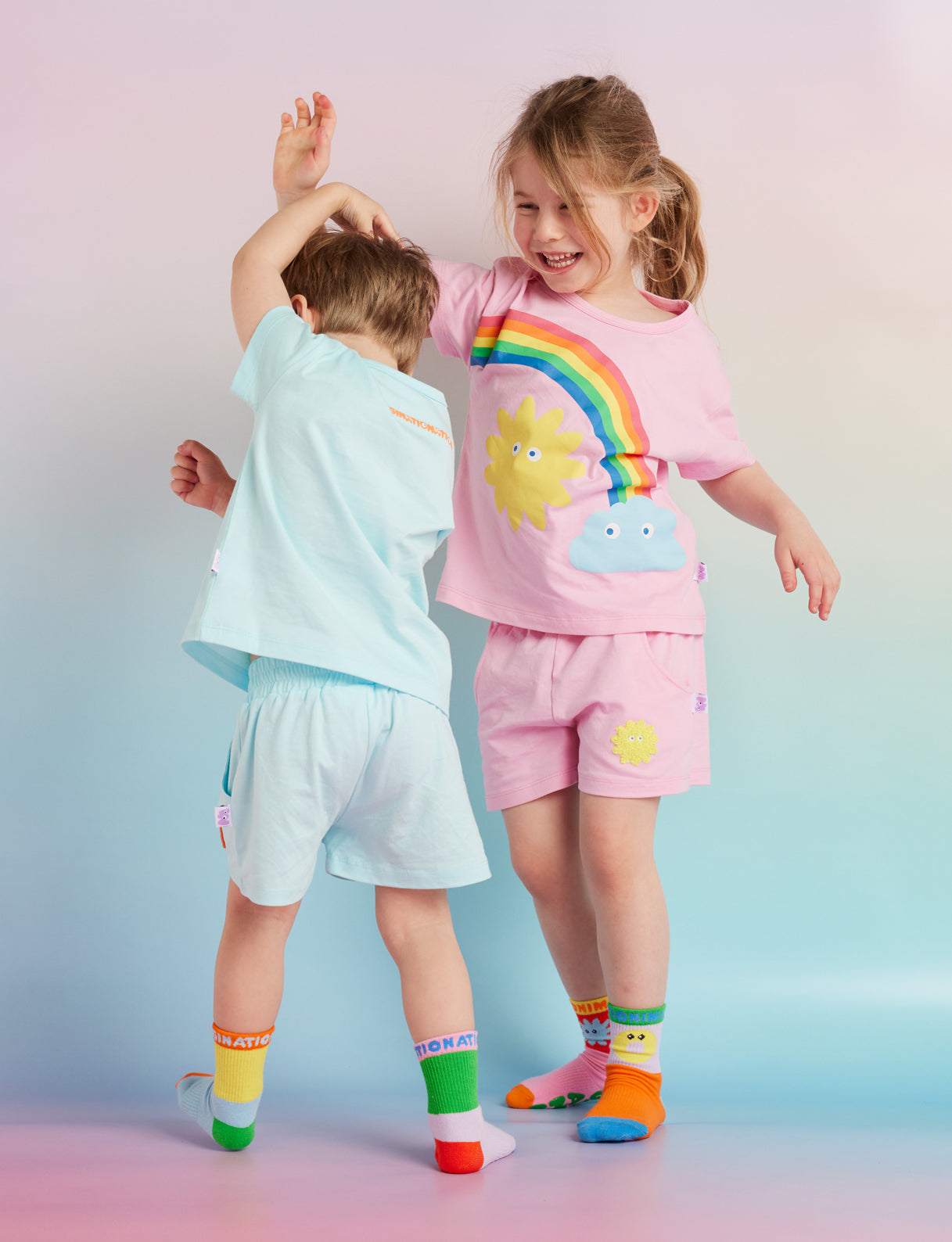 Imaginationation X Halcyon Nights Shorts Blue