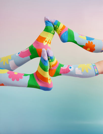 Imaginationation X Halcyon Nights Knee High Grip Socks