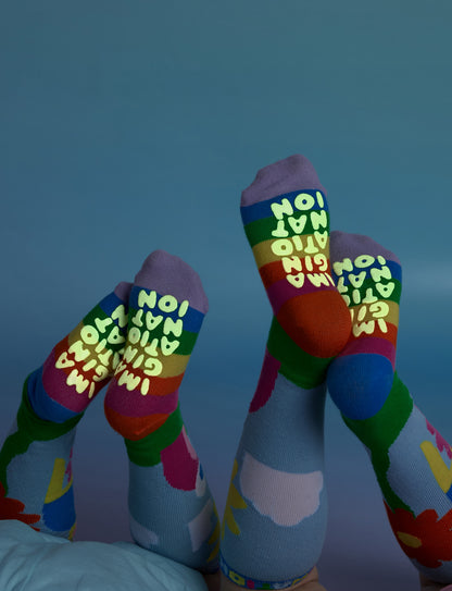 Imaginationation X Halcyon Nights Knee High Grip Socks