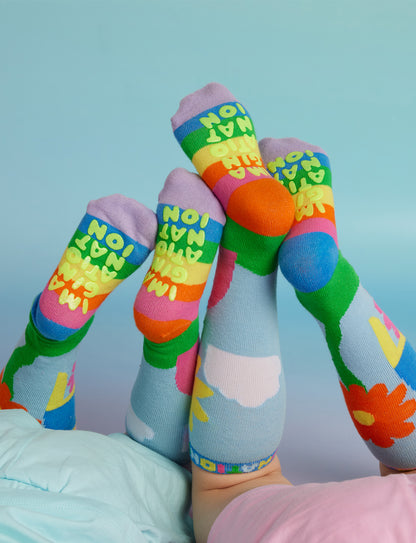 Imaginationation X Halcyon Nights Knee High Grip Socks