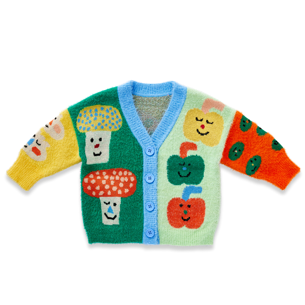 Pocket Patch Knit Cardigan