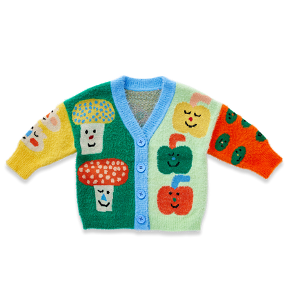 Pocket Patch Knit Cardigan