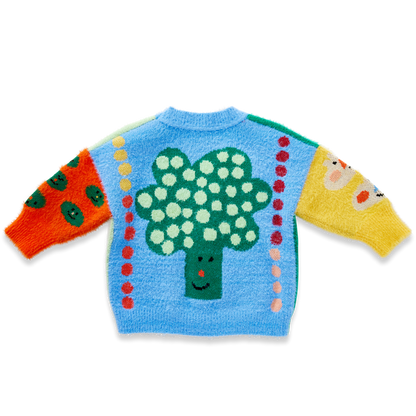 Pocket Patch Knit Cardigan