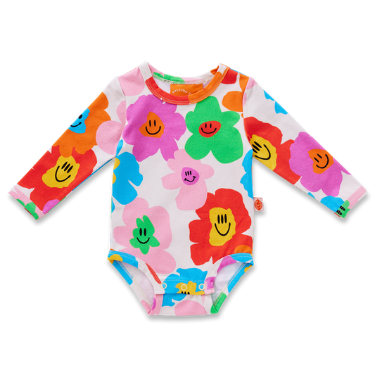 Hej Blomma! Long Sleeve Bodysuit
