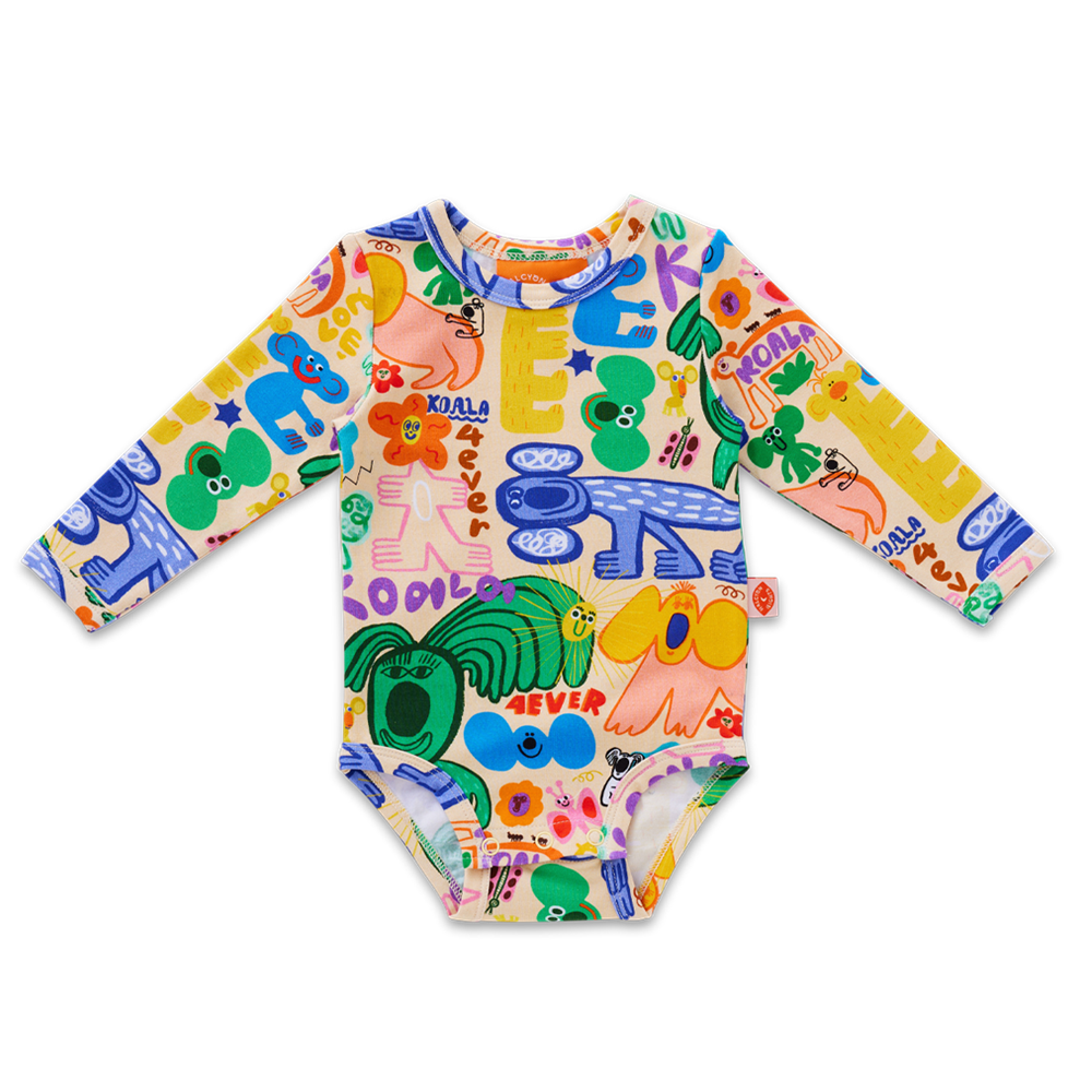 Long Sleeve Bodysuit / Koala 4ever