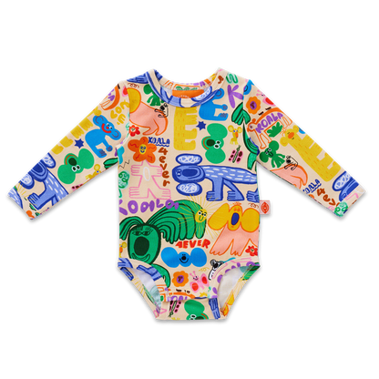 Long Sleeve Bodysuit / Koala 4ever