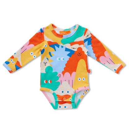 Long Sleeve Bodysuit / Mount Wiggly