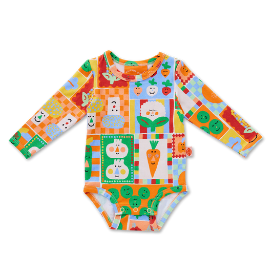 Pocket Patch Long Sleeve Bodysuit