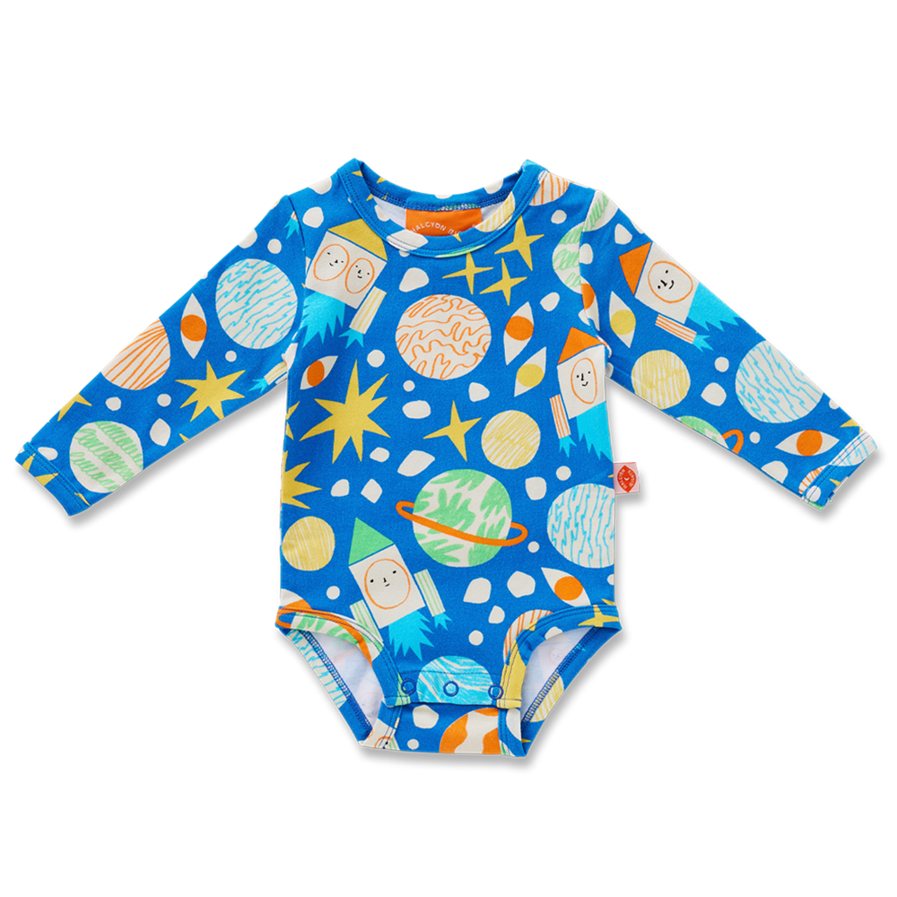Long Sleeve Bodysuit / See You In Space