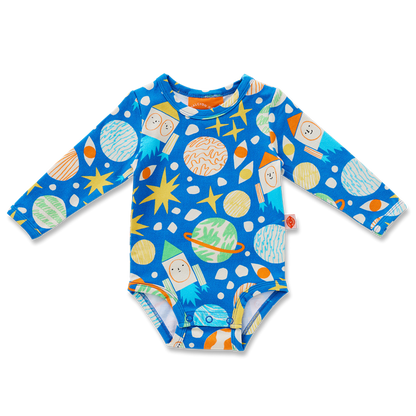 Long Sleeve Bodysuit / See You In Space
