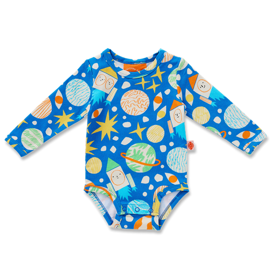 Long Sleeve Bodysuit / See You In Space