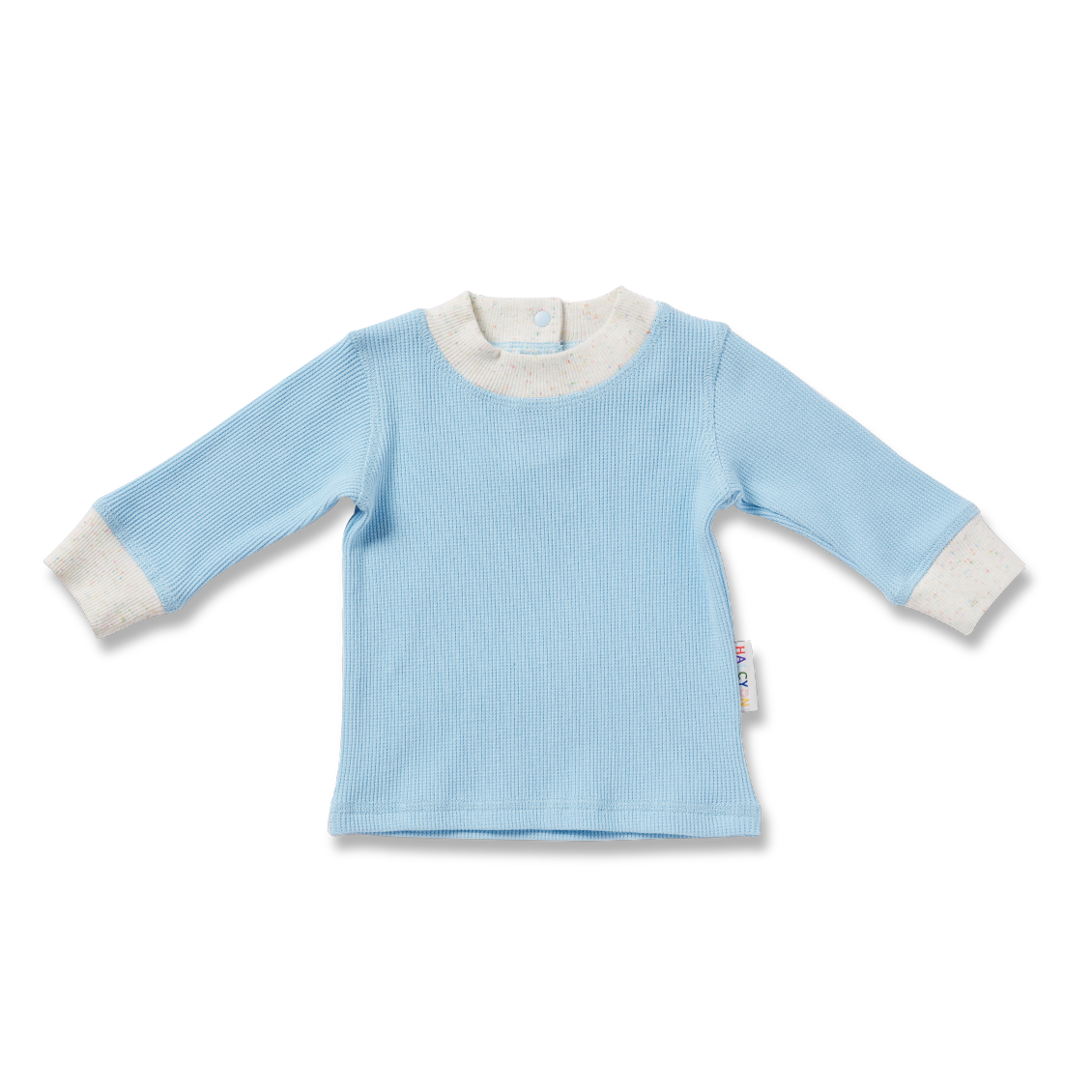 Hush Blue Organic Long Sleeve T Shirt