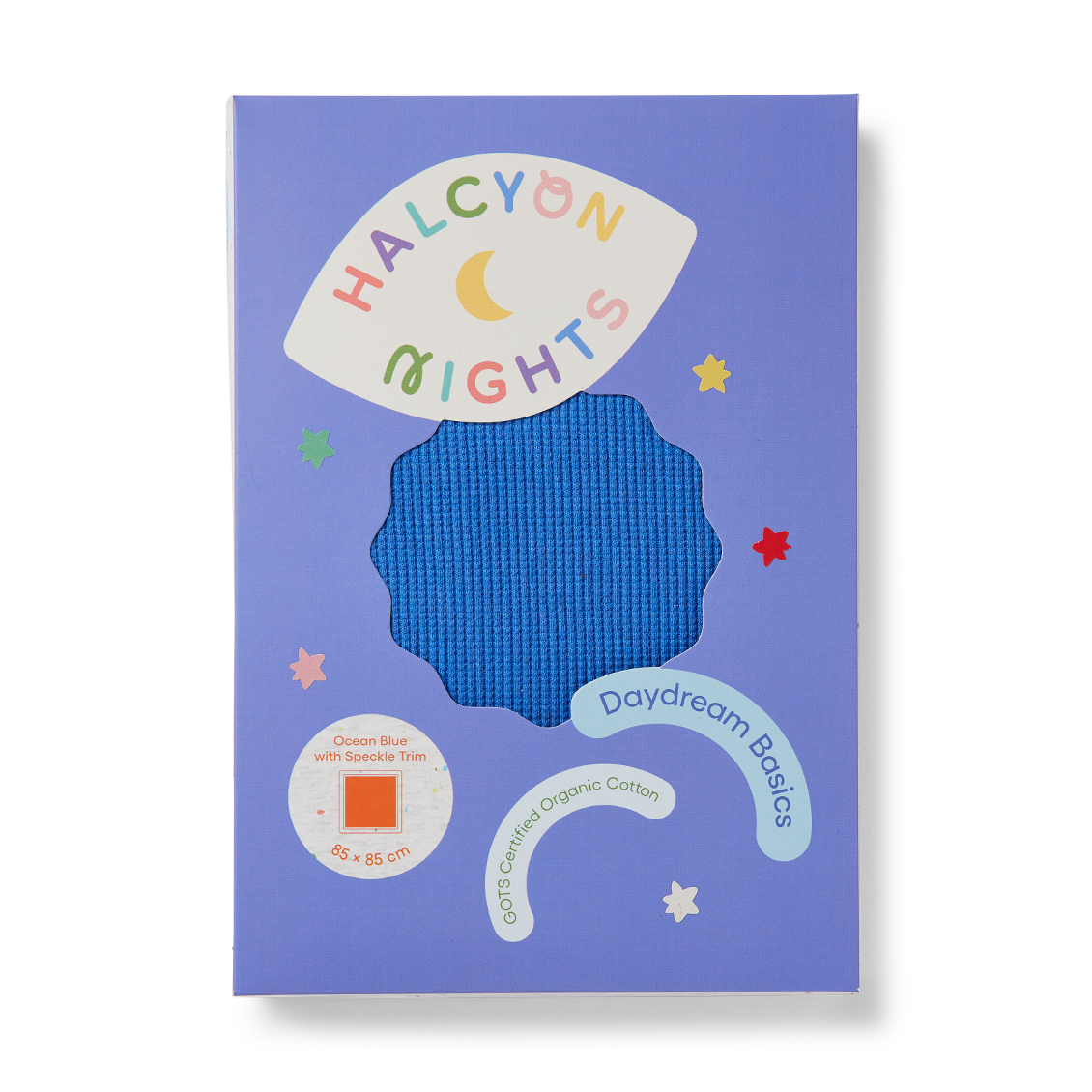 Ocean Blue Organic Baby Wrap (Swaddle) Halcyon Nights