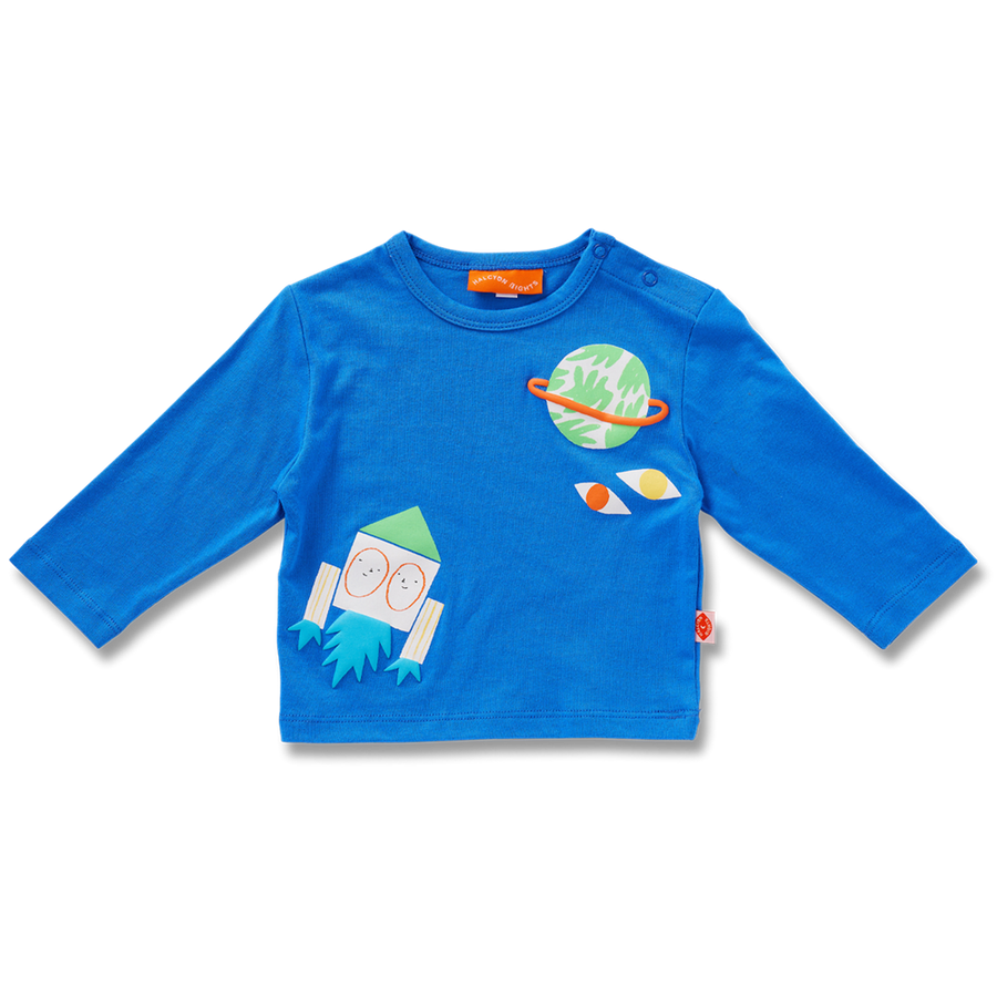 Cotton Long Sleeve T Shirt / See You In Space