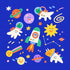 Fleece Sweater / Dinos In Space