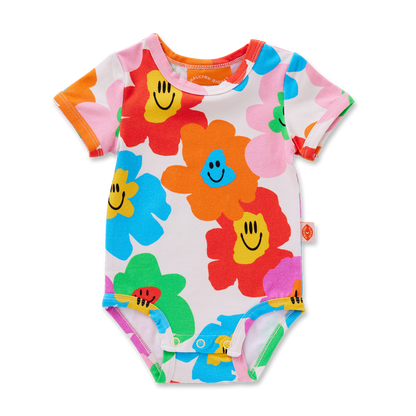 Hej Blomma! Short Sleeve Bodysuit