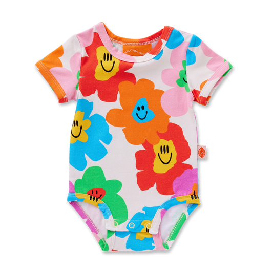 Hej Blomma! Short Sleeve Bodysuit