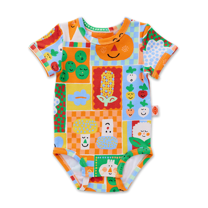 Short Sleeve Bodysuit / Pocket Patch