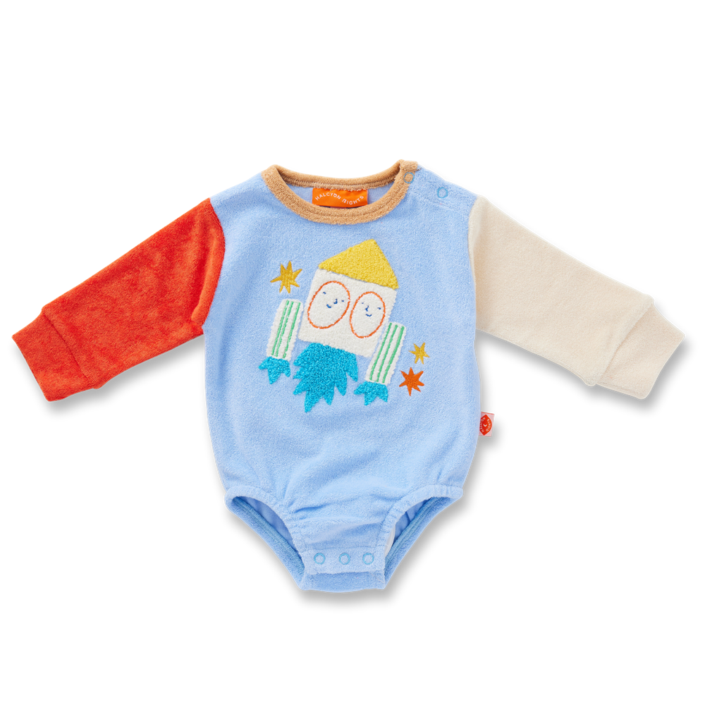 Terry Long Sleeve Bodysuit / See You In Space