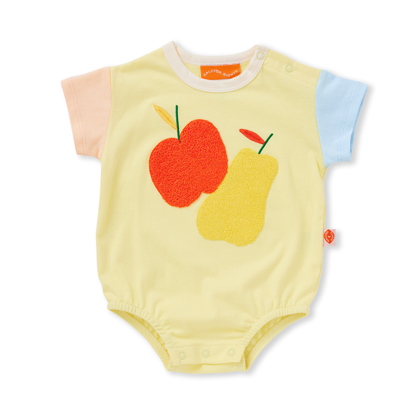 Cotton Short Sleeve Bodysuit / Tiny Orchard