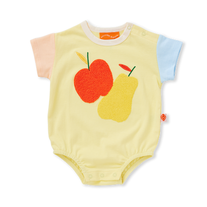 Cotton Short Sleeve Bodysuit / Tiny Orchard
