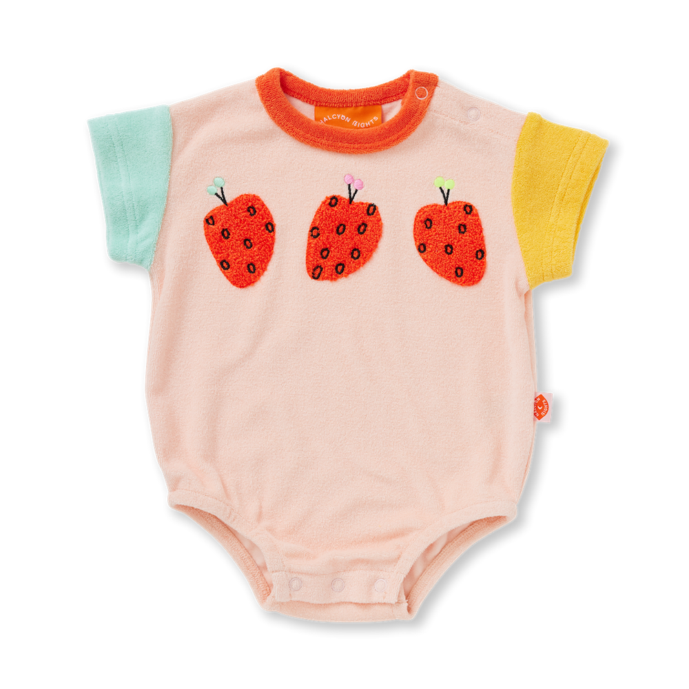 Terry Short Sleeve Bodysuit / Tiny Orchard