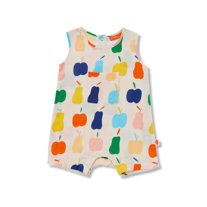 Woven Romper / Tiny Orchard