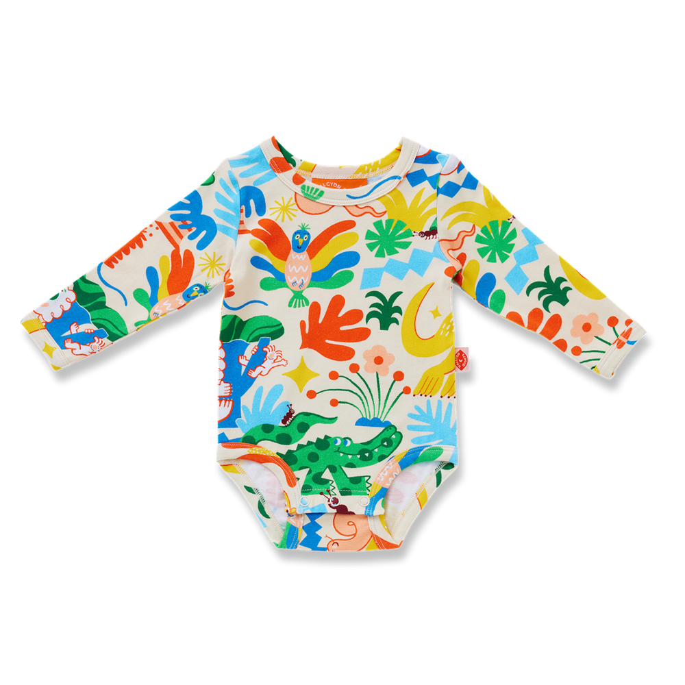 Long Sleeve Bodysuit / Tropicool