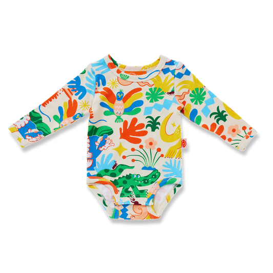 Long Sleeve Bodysuit / Tropicool