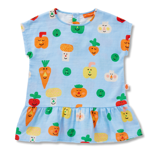 Teeny Tiny Veg Woven Dress