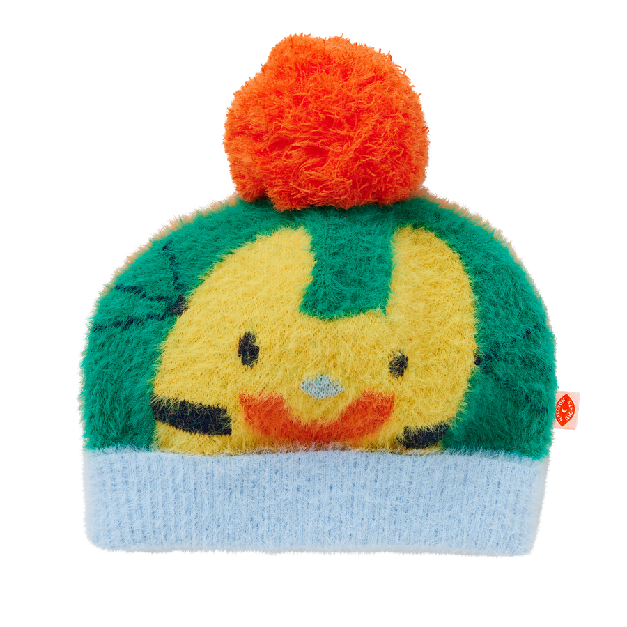 Fluffy Knit Beanie / Zoo Crew