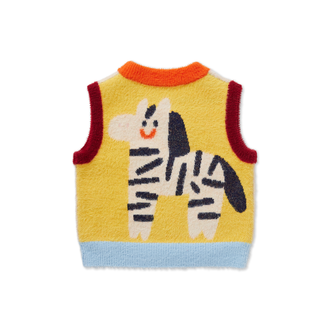 Fluffy Knit Vest / Zoo Crew