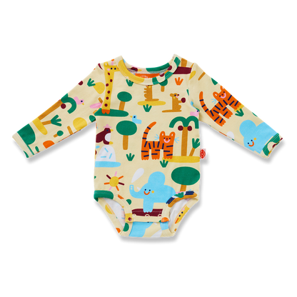 Long Sleeve Bodysuit / Zoo Crew