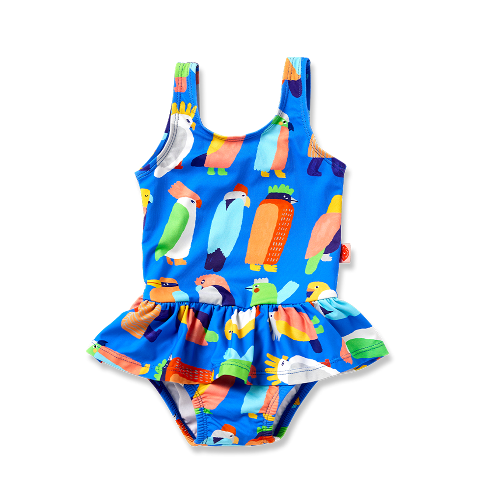 Baby Frill Bather Flamin' Galahs