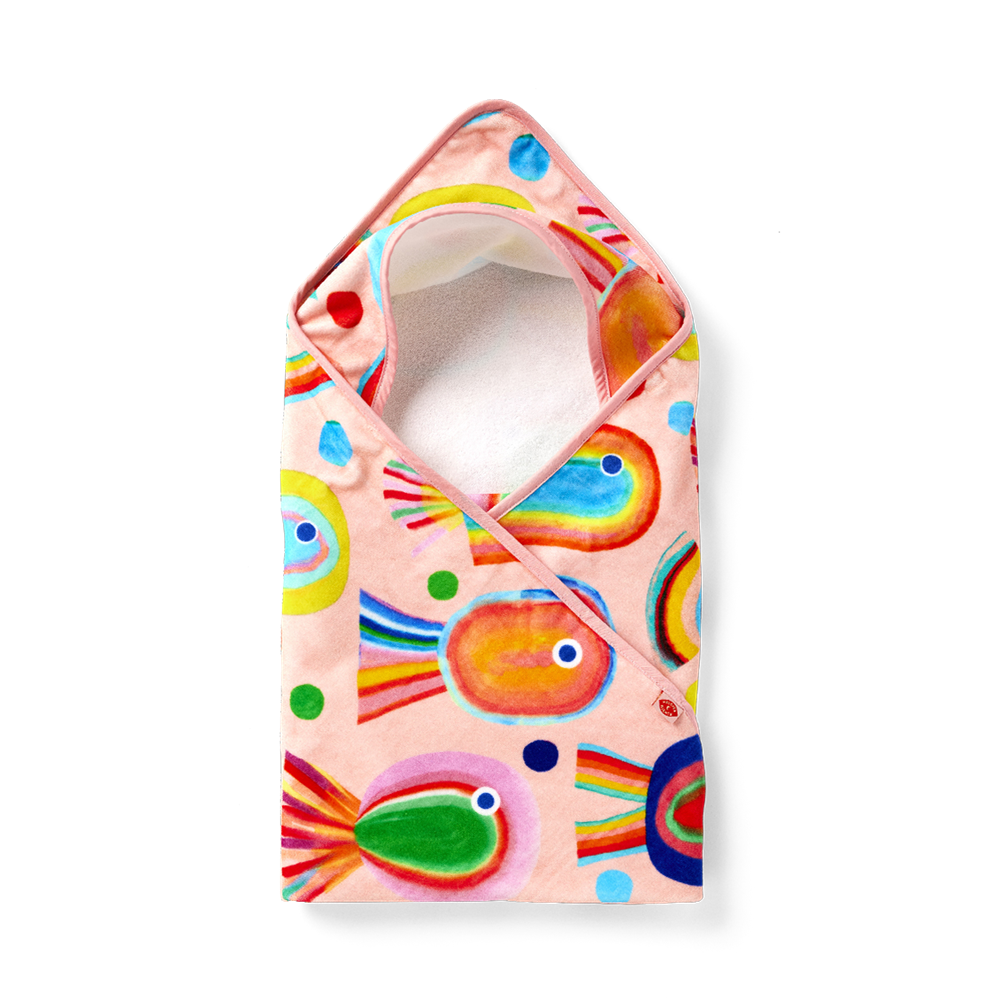 Baby Hooded Towel Fancy Fins