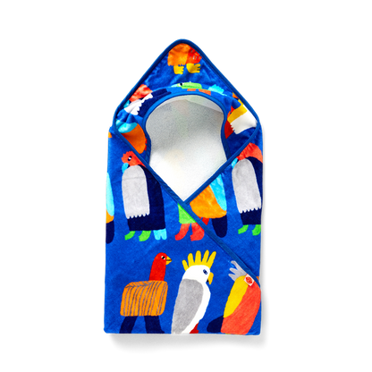 Baby Hooded Towel Flamin' Galahs